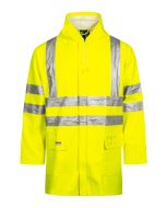 High Viz Arc Flash Yellow Waterproof Jacket 21.1cal/cm2