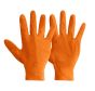 Orange IDEALL® Grip Nitrile Gloves
