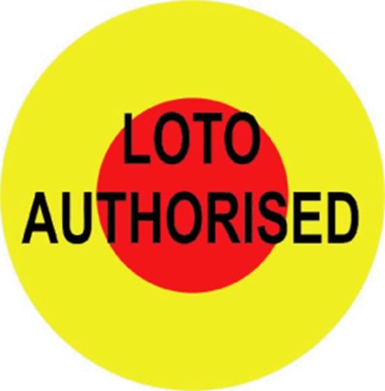 Loto Authorised Labels