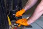 Orange IDEALL® Grip Nitrile Gloves
